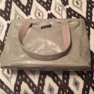 Grey diaper bag